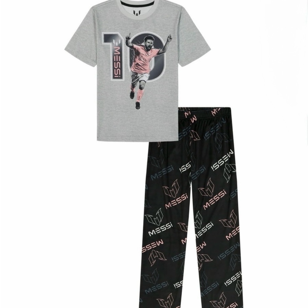 Kids Gray and Black Pajama Set